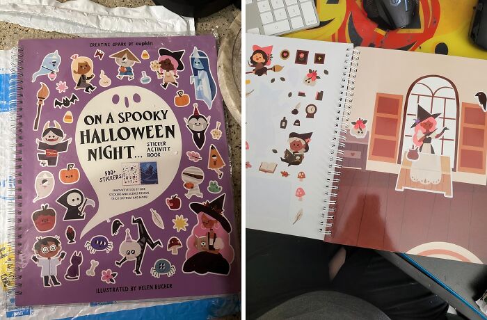 Unleash Your Little Ghoul's Creativity With This Sticker And Coloring Book, A Monstrous Mashup Of Stickers, Coloring Pages, And Halloween Fun