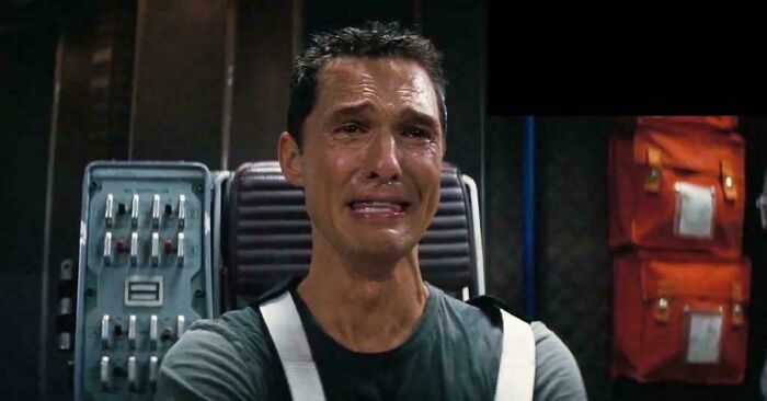 Matthew Mcconaughey Breaks Down In Interstellar (2014) Because High School Girls Got Older, While He Stayed The Same Age