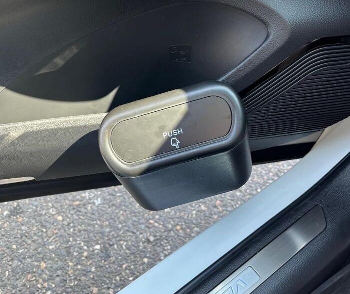 Road Trip Rubbish Be Gone! The Car Trash Can With Lid Keeps Your Ride Tidy And Your Adventures Worry-Free, One Piece Of Trash At A Time