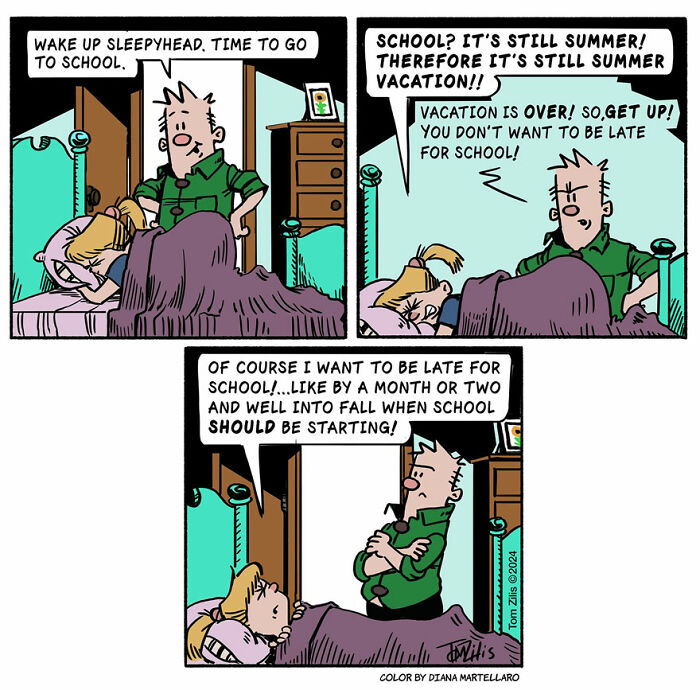 Everyday Laughs: Tom Zilis’ Hilarious Comic Strip Chronicles