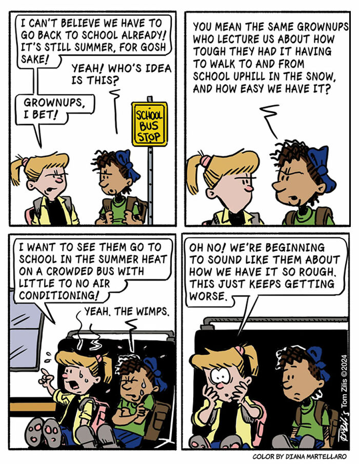 Everyday Laughs: Tom Zilis’ Hilarious Comic Strip Chronicles