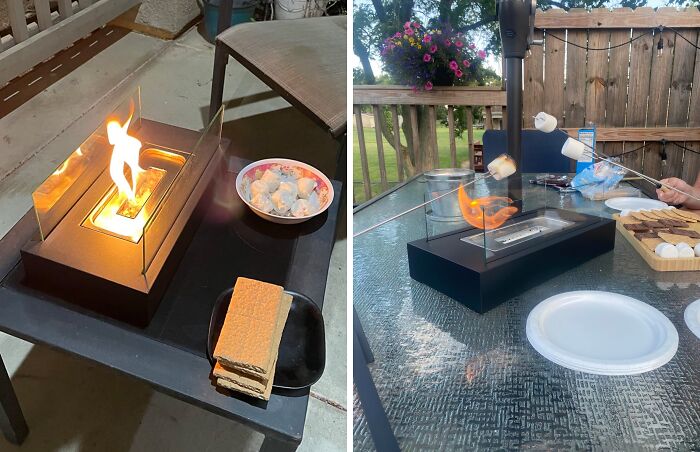 Gather 'Round The Tabletop Fire Pit With S'mores Maker And Get Ready For Marshmallow Mayhem