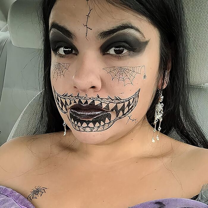 Mark Yourself As A Creature Of The Night With These Temporary Face Tattoos That Will Leave A Lasting Impression, Without The Lasting Commitment