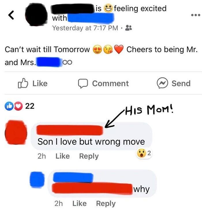 What An Awful Thing To Do A Day Before The Wedding