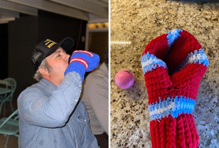 The Ultimate Winter Hack! Keep Your Hands Warm And Your Drink Cold With This Genius Drink Holder Mitten - Cheers To Cozy!