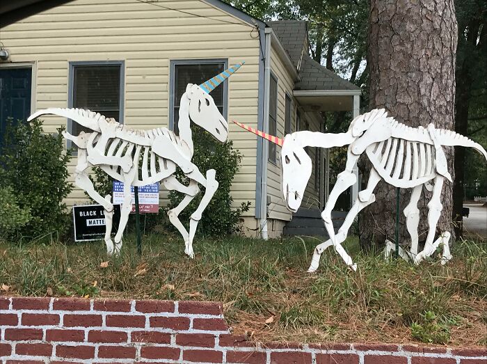 These Unicorn Skeletons For Halloween