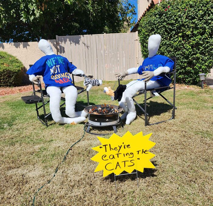 My Neighbor's Halloween Decorations