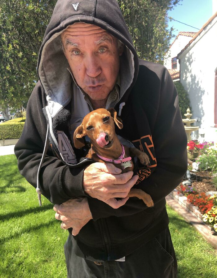 My Dad Said He Would Never Love A Tiny Dog. He Told My Mom Repeatedly She Could Not Bring This Dog Home. It Took Lots Of Begging And My Mom's Tears To Change His Mind