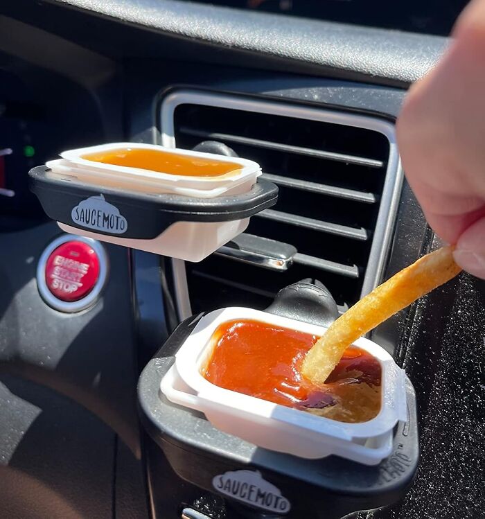 Snap, Clip, And Snack On With The Convenience Of The Saucemoto Dip Clip 