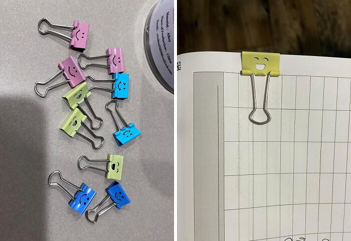 Clip, Smile, And Hold On Tight To Your Papers With The Cheerful Charm Of Smiling Face Binder Clips 