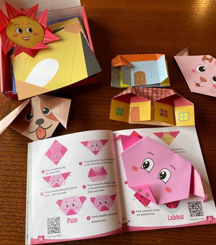 This Gamenote Colorful Origami Kit For Kids Teaches Kids The Art Of Paper Folding With Fun And Colorful Designs