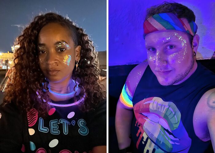 Shine Like A Spectral Specter With This Glow In The Dark Body Face Glitter Gel That Illuminates Your Haunting Beauty In The Dark