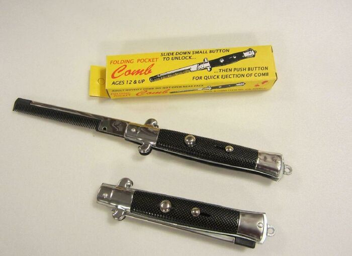 Who Remembers These Switchblade Combs?