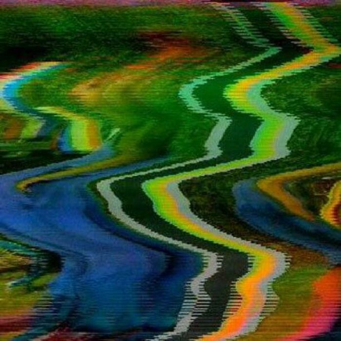 Trying To Catch A Glimpse Of The Scrambled TV Channels