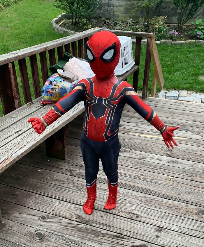 My Son Won’t Take Off His Halloween Costume