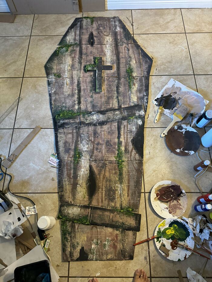 Cardboard Coffin