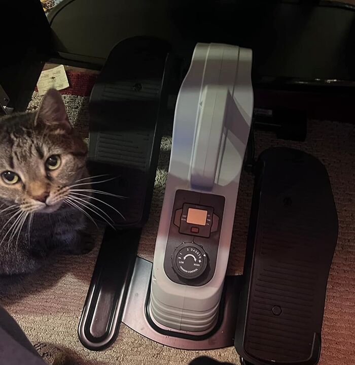 Maintain The Momentum With The Magnetic Under Desk Elliptical Peddler - A Saviour For When You Really Feel Like Not Mmoving Much... Even Though You Know You Should