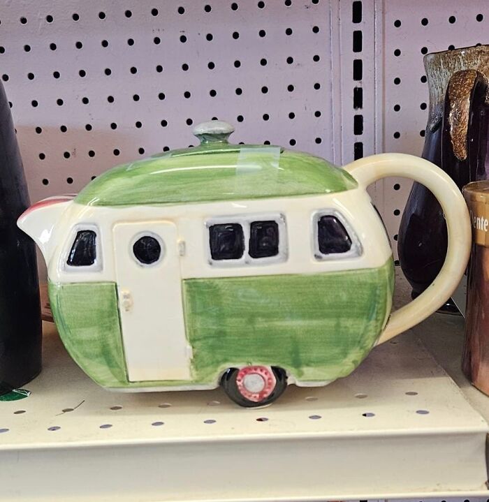 Saw This Cute Teapot But Left It Behind