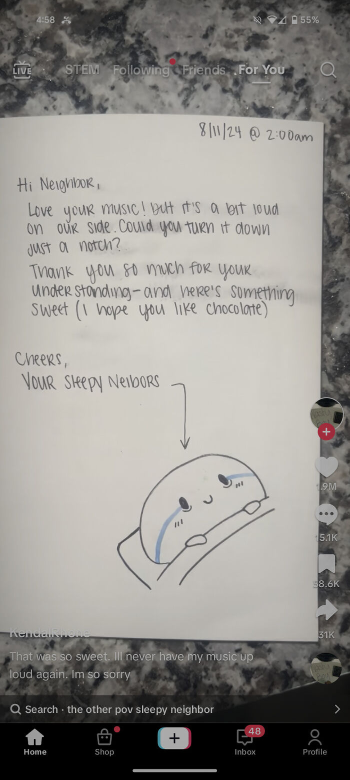 Not My Neighbor But Love This