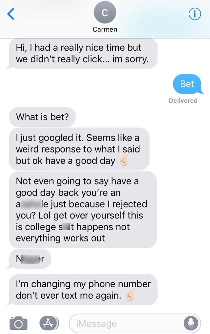 Went On A Date With This Girl. This Was Her Response After