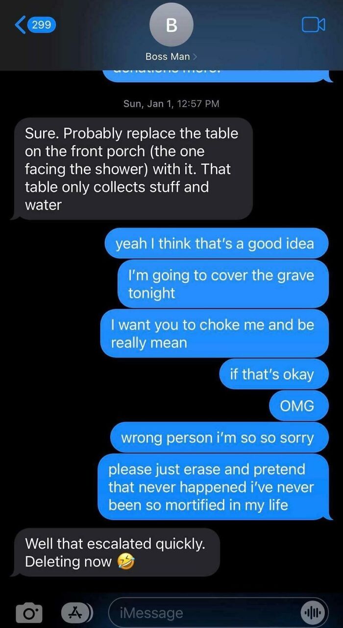 Worst Wrong Text I Think Anyone Can Send. I Wanted To Crawl Into A Hole And Die