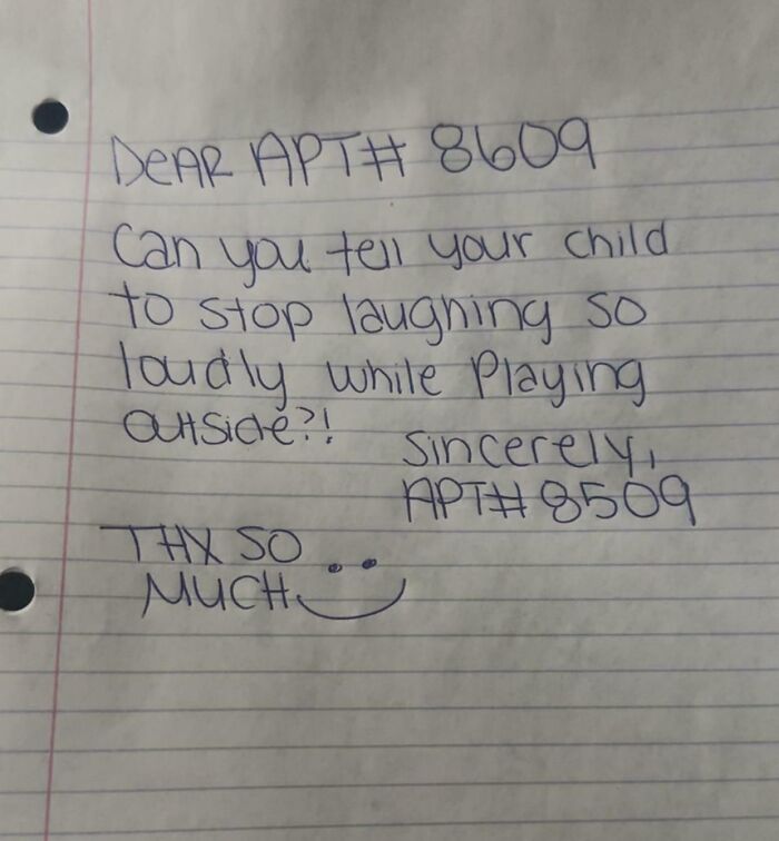 Here’s A Good One… Last Month My Lovely Downstairs Neighbor Taped This To My Door