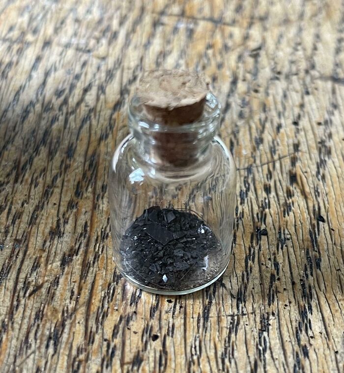 I Have A Tiny Vial Of My Own Dehydrated Blood