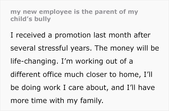 School Bully&rsquo;s Mom Finds Out Her New Boss Is His Victim&rsquo;s Parent, Goes Weaving Intrigues On The Spot
