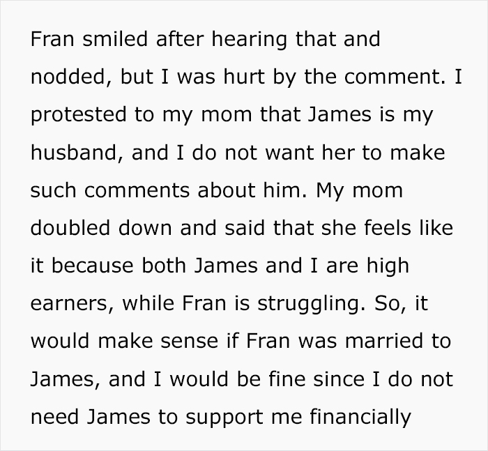 Woman Gets Upset Over Mom&rsquo;s &ldquo;Harmless Joke&rdquo; About Her Marriage, Husband Doesn&rsquo;t Take Her Side