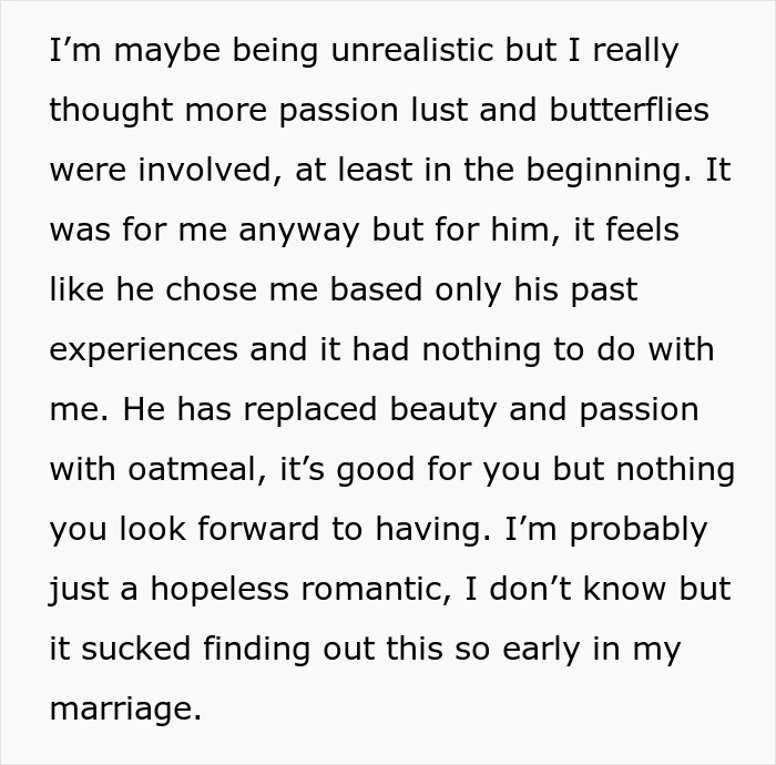 Newlywed Learns Husband Doesn’t Find Her Attractive After Eavesdropping On His Conversation Newlywed Learns Husband Doesn’t Find Her Attractive After Eavesdropping On His Conversation