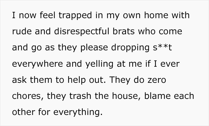 Mom Can't Take Her Entitled, Ungrateful Kids Anymore, Asks Them To Move, Is Lost As They Refuse Mom Can't Take Her Entitled, Ungrateful Kids Anymore, Asks Them To Move, Is Lost As They Refuse