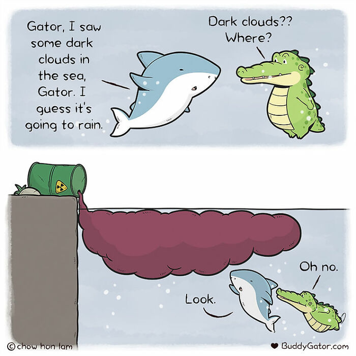 26 Charming Comics About The Fun Adventures Of A Friendly Alligator By Chow Hon Lam (New Pics)