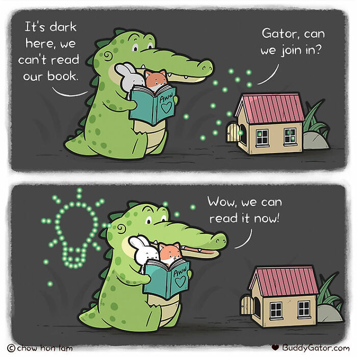 26 Charming Comics About The Fun Adventures Of A Friendly Alligator By Chow Hon Lam (New Pics)