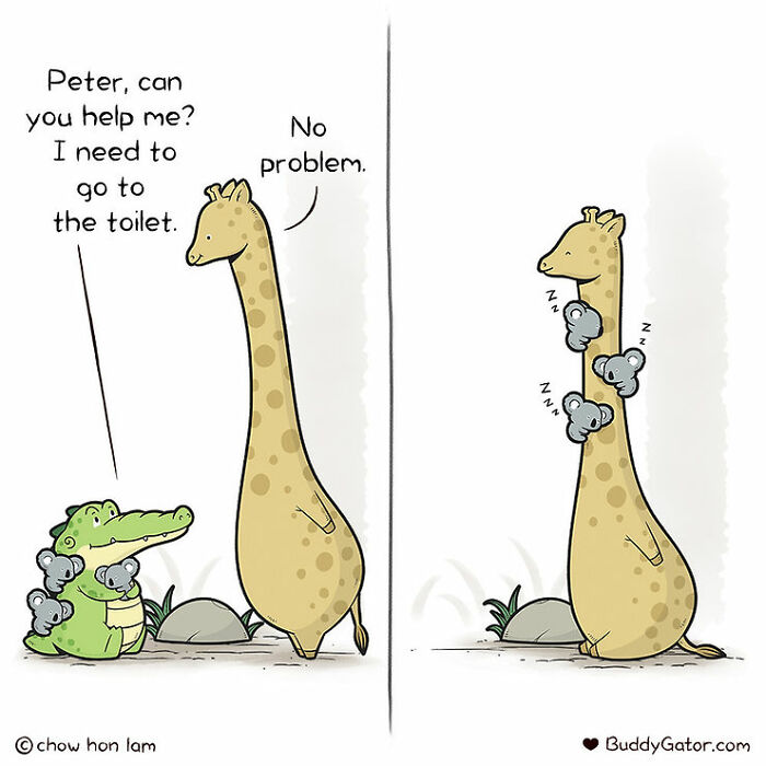 26 Charming Comics About The Fun Adventures Of A Friendly Alligator By Chow Hon Lam (New Pics)