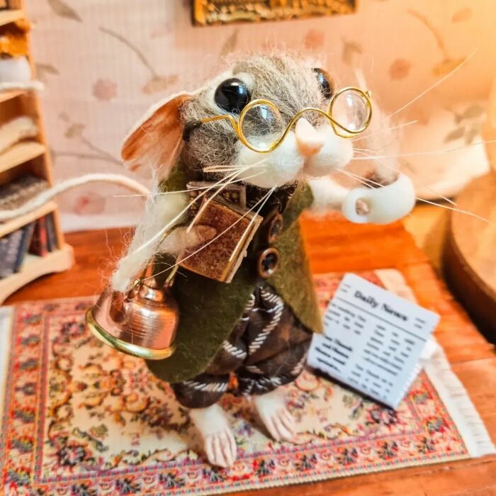 This Artist Makes Adorable Felted Wool Mice That Look Like They Came Out Of A Fairy Tale