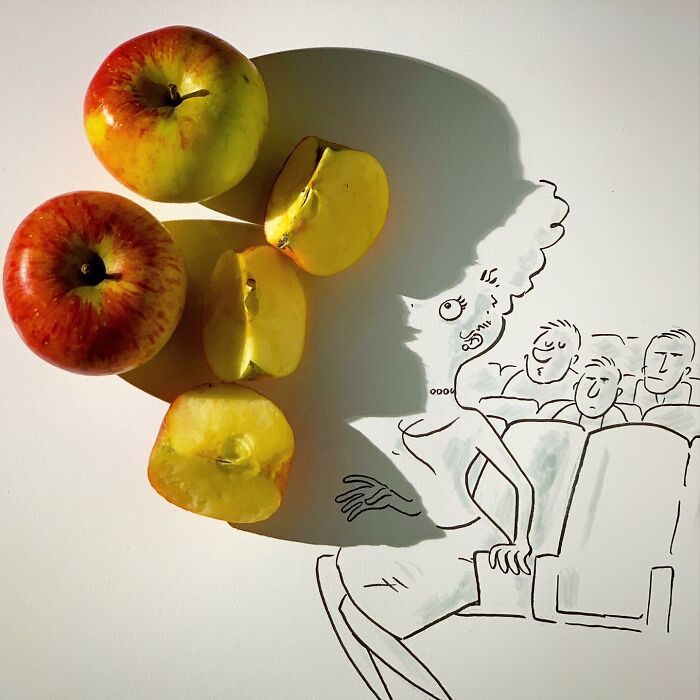 Awesome Extraordinary Art With Shadow Drawings By Vincent Bal