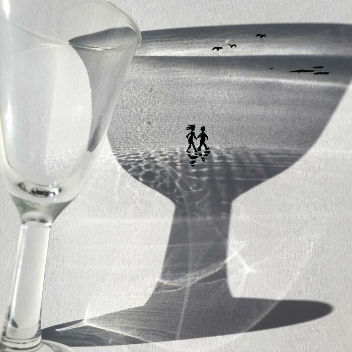 Awesome Extraordinary Art With Shadow Drawings By Vincent Bal