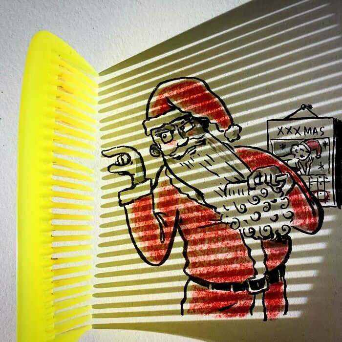 Awesome Extraordinary Art With Shadow Drawings By Vincent Bal