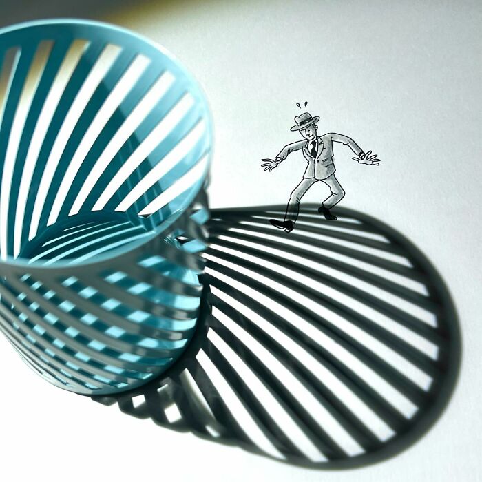 Awesome Extraordinary Art With Shadow Drawings By Vincent Bal