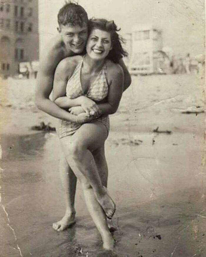 Young Couple In The 1940s