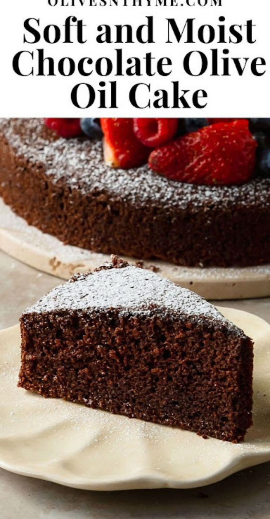 Camembert And Olive Cake