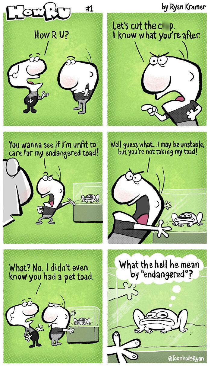 Funny And Sometimes Dark Comics With Unexpected Twists By Toonhole Ryan (New Pics)