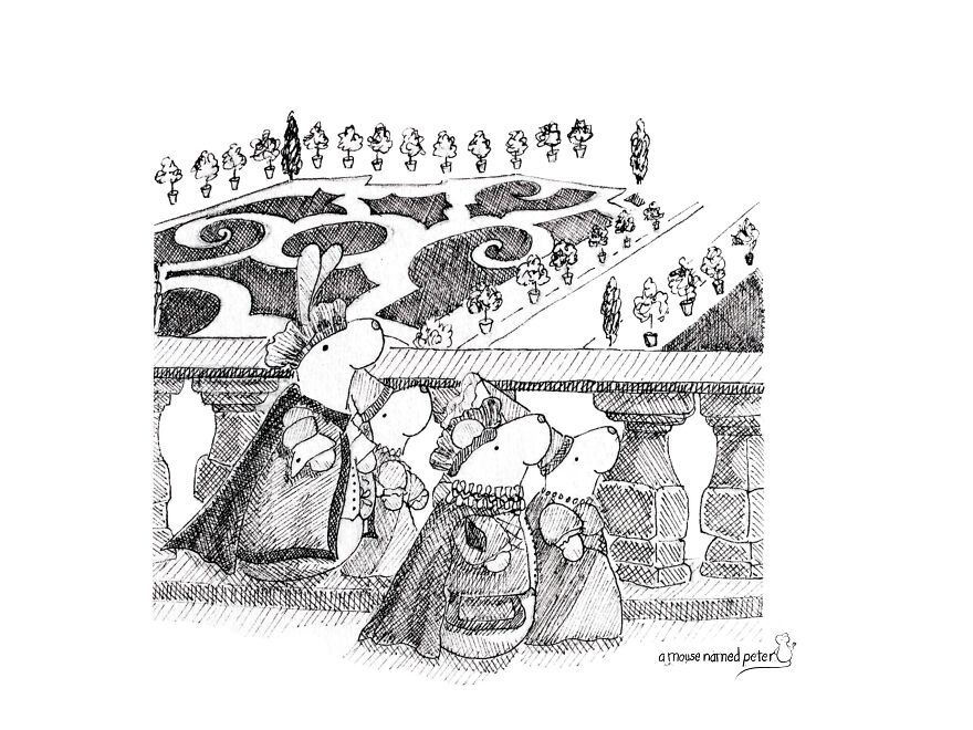 I Draw A Mouse And His Friends Traveling Through The World