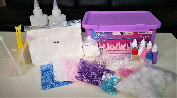 Get Stuck On Fun With The Unicorn Slime Kit, A Squishy, Stretchy, And Sparkly Way To Keep Kids Entertained 