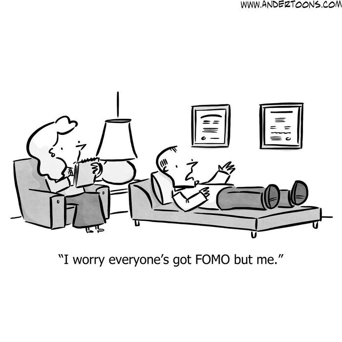 New Black And White One-Panel Comics By A Talented Cartoonist