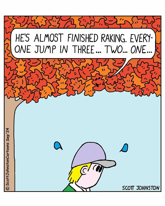 Humorous Single-Panel Comics By Scott Johnston