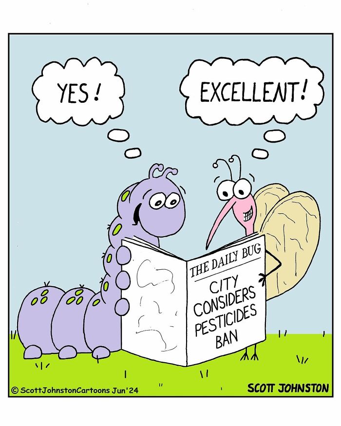 Humorous Single-Panel Comics By Scott Johnston