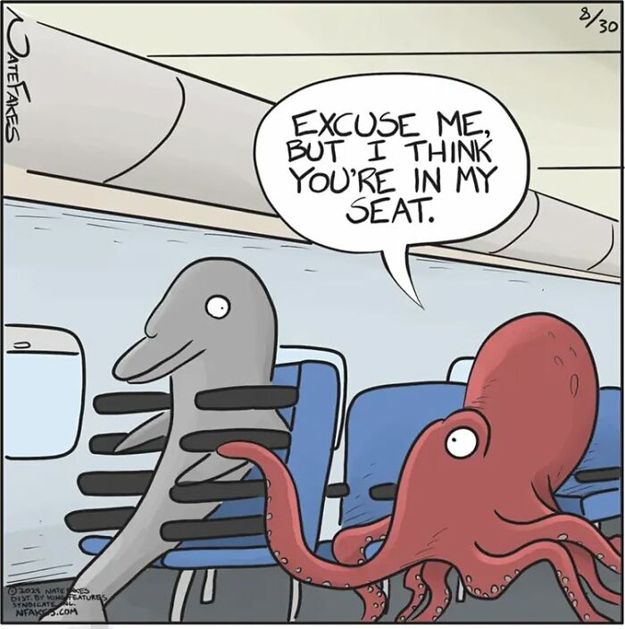 Funny One-Panel Comics By Nate Fakes