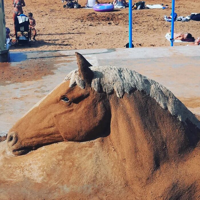 Realistic Sand Sculptures By Andoni Bastarrika