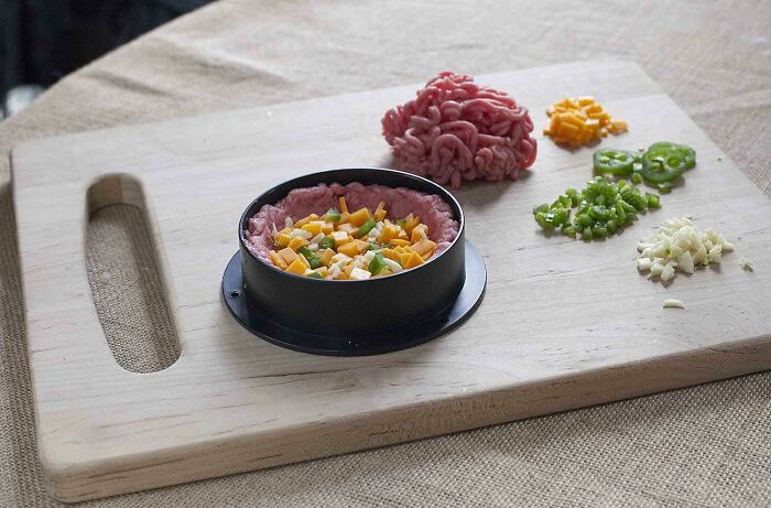 Elevate Your Burger Game With The Stuffed Burger Press Kit - The Ultimate Tool For Creating Juicy, Perfectly Filled Patties That Will Make Your Taste Buds (And Your Guests) Go Wild!